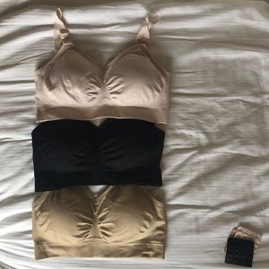 Seamless Nursing Bras 3-pack
